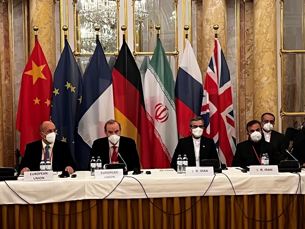 Pembicaraan nuklir Iran di Wina. (Reuters/DELEGASI UE DI WINA)