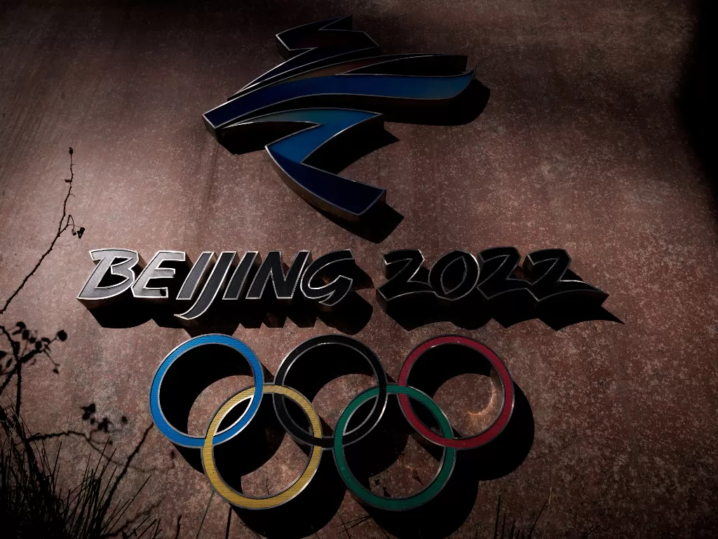 Logo Olimpiade Beijing 2022 (REUTERS/Thomas Peter)