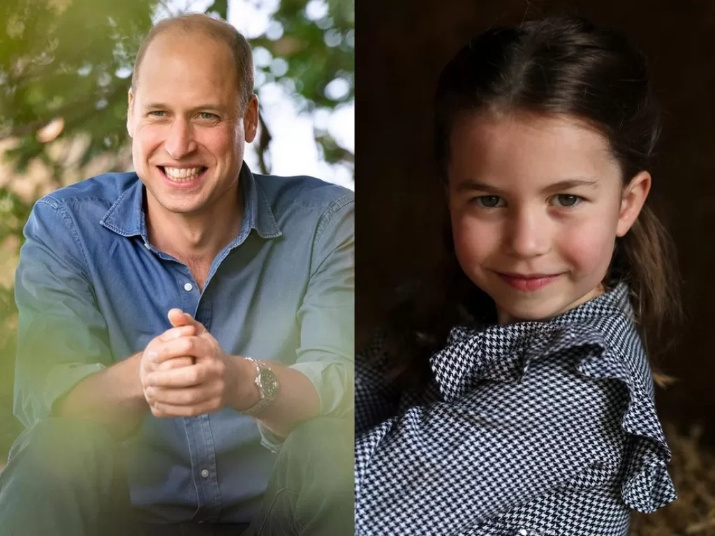 Pangeran William dan Putri Charlotte. (Instagram/dukeandduchessofcambridge)
