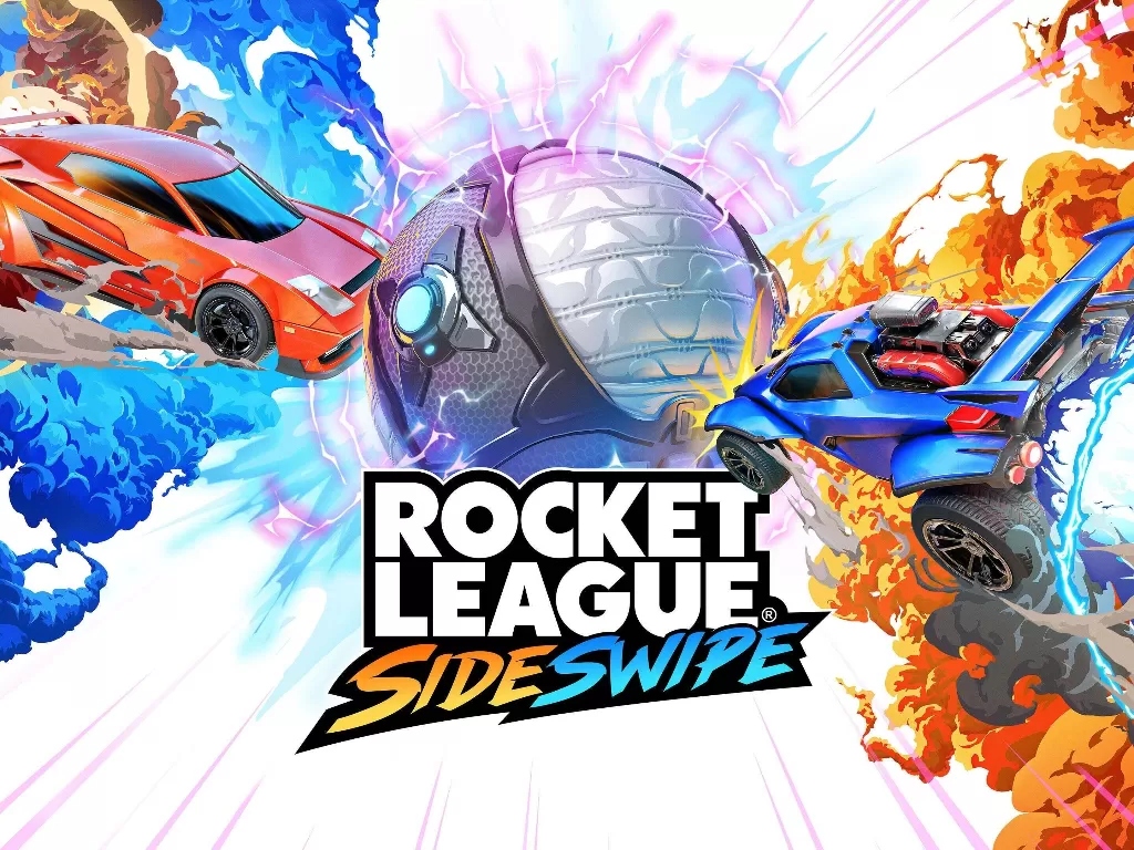 Tampilan keyart dari game Rocket League: Sideswipe (Source: YouTube - Rocket League)