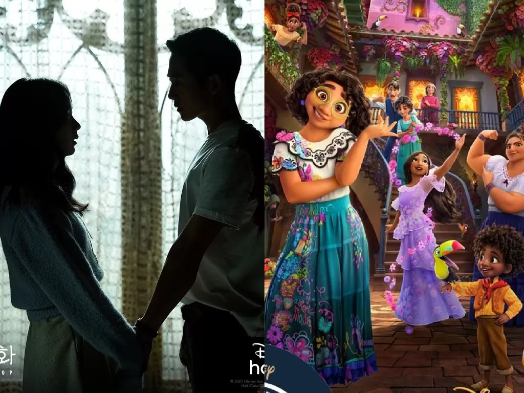 Kiri: Drakor Snowdrop di Disney+ Hotstar. (Instagram/snowdrop.drama), kanan: Encanto. (Instagram/@encanto.movie).