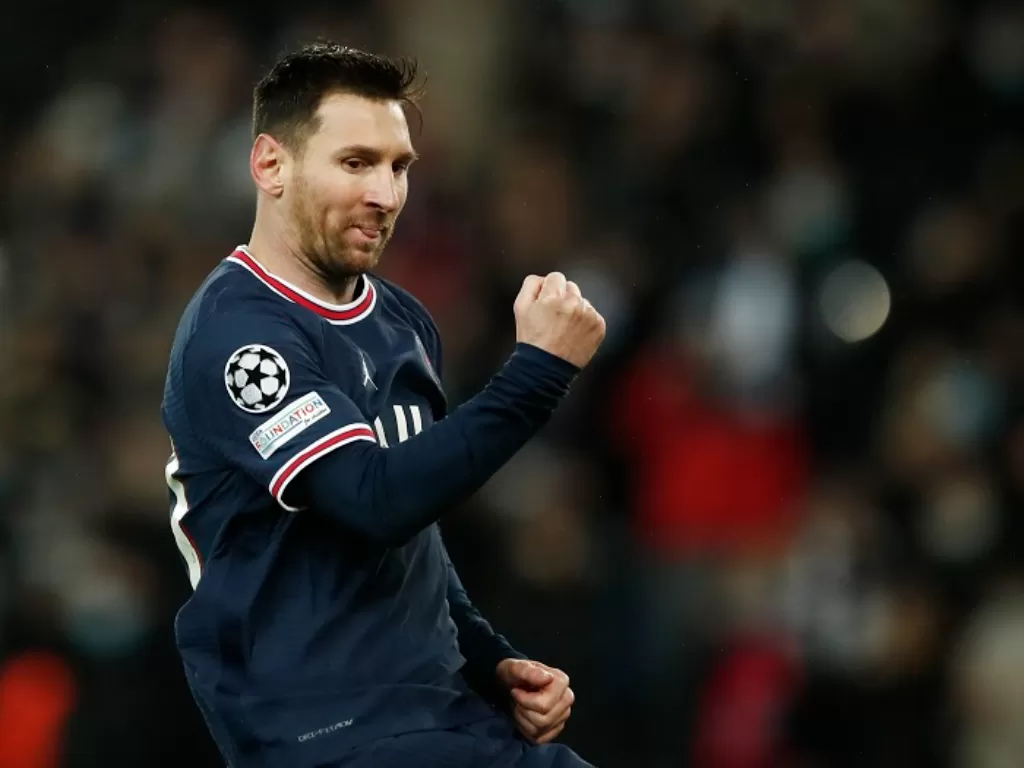Bintang PSG Lionel Messi. (REUTERS/Benoit Tessier)