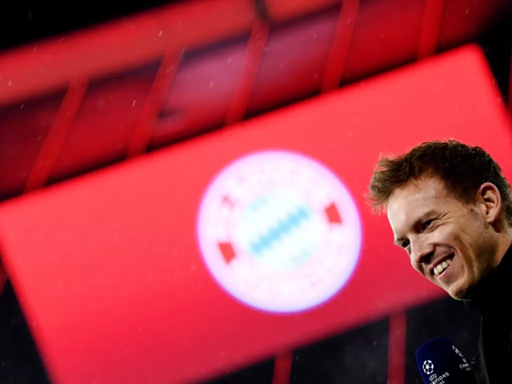 Pelatih Bayern Munchen Julian Nagelsmann. (REUTERS/Andreas Gebert)