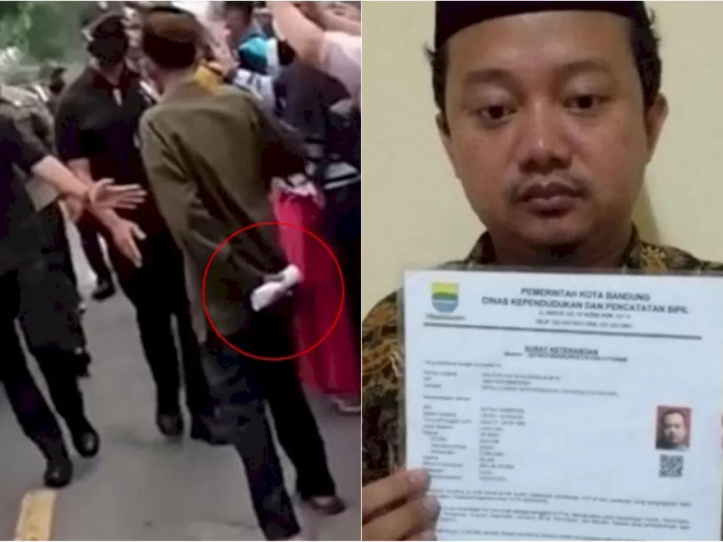 Kiri: Kakek di Lumajang lempar surat cinta ke Jokowi. (Instagram/@indoviral8) / Kanan: Herry Wirawan (36) guru pesantren Tahfiz Al-ikhlas minta dihukum kebiri perkosa 12 santriwatinya. (Twitter/@/CoitusBrutal)