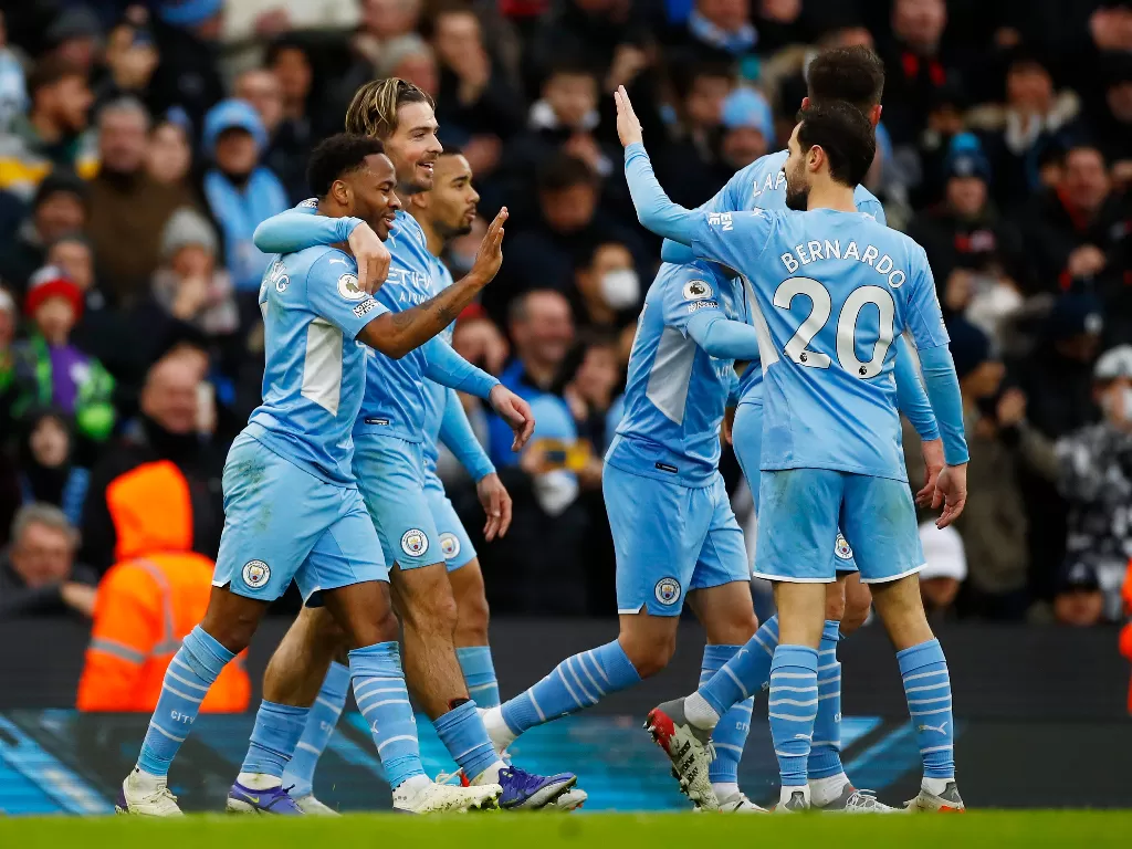 Manchester City menang 1-0. (photo/Reuters/Jason Cairnduff)
