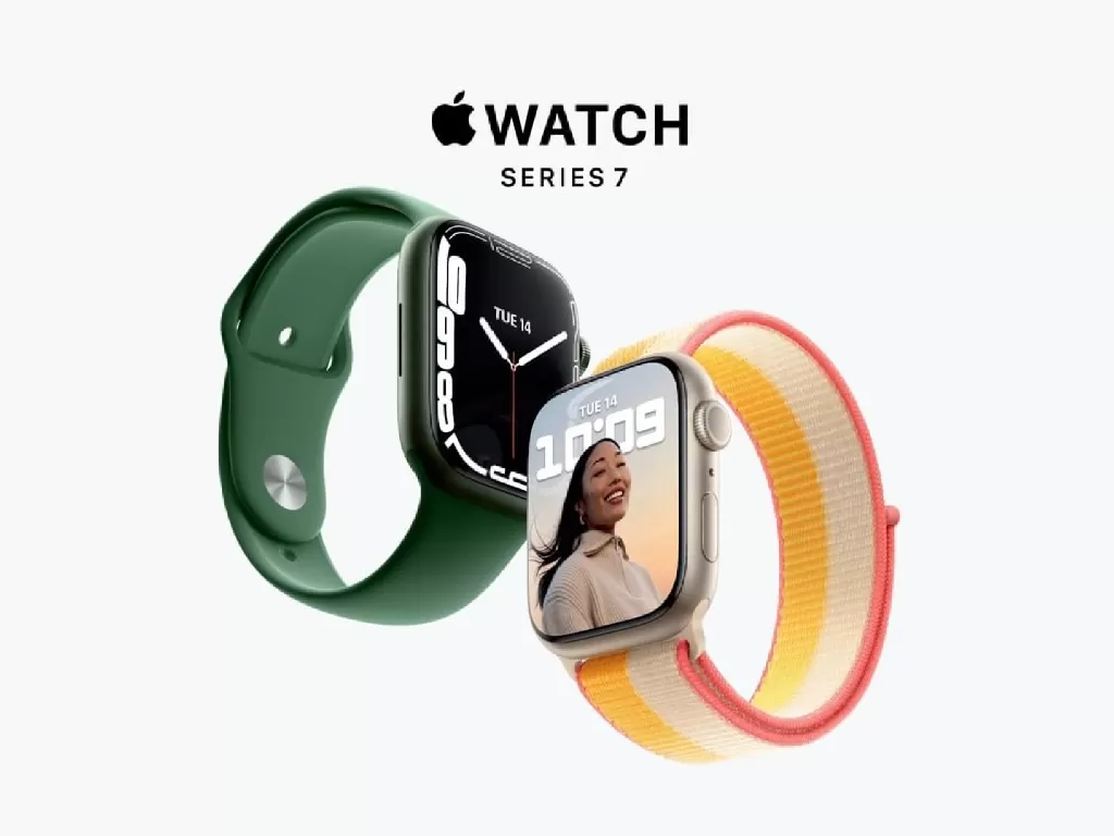 Tampilan smartwatch Apple Watch Series 7 terbaru (photo/Apple)