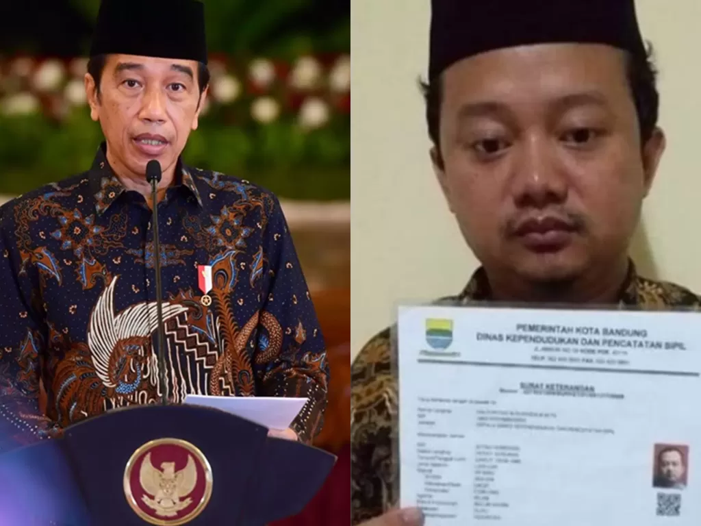 Kanan: Ustaz cabul Herry Wirawan (Foto: Istimewa), Kiri: Presiden Jokowi (Instagram/@jokowi)