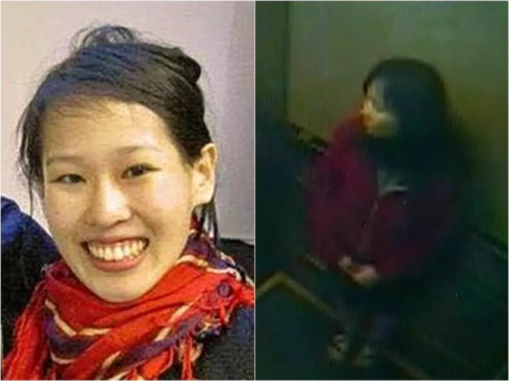Kiri: Elisa Lam. (Wikipedia) Kanan: Elisa Lam di dalam lift hotel. (YouTube)