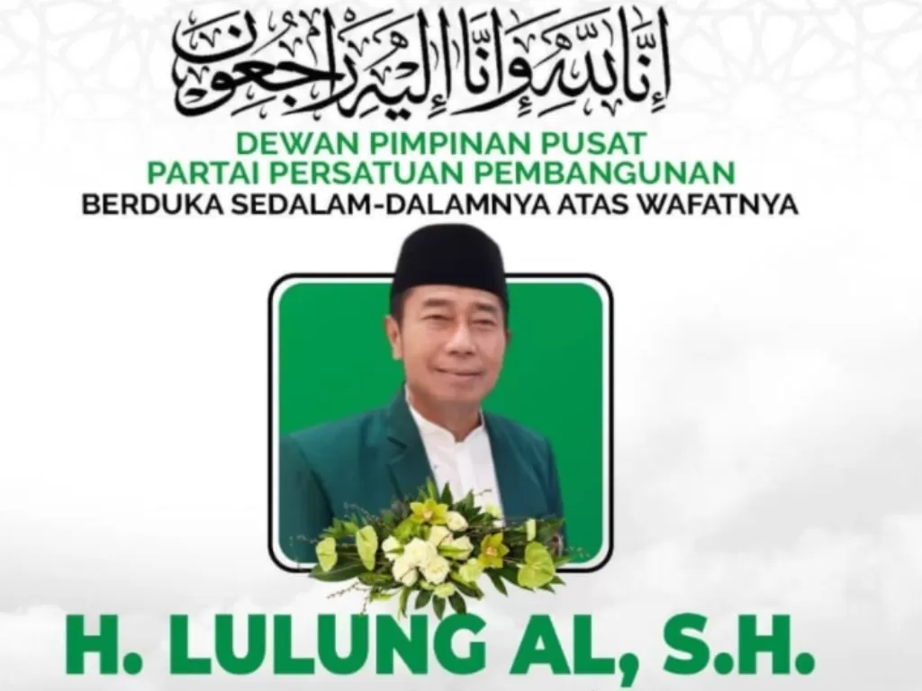 Ucapan Duka Cita kepada Haji Lulung. (Foto: Instagram/@dpp.ppp)
