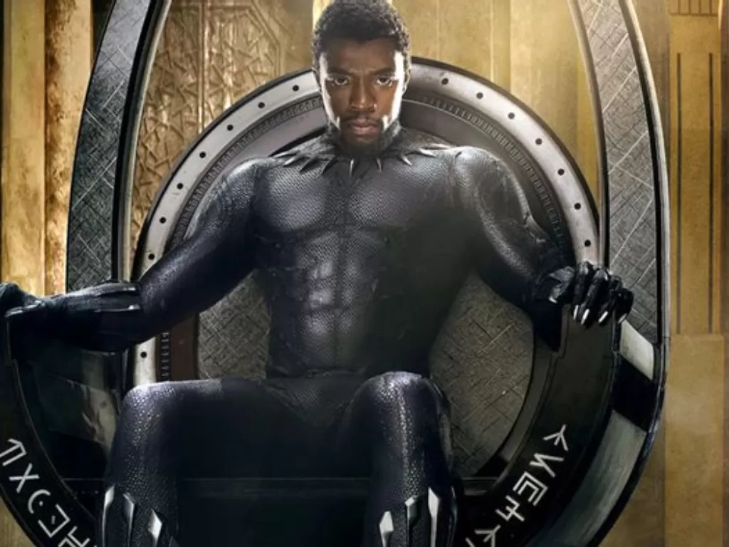 Chadwick Boseman sebagai T'Challa dalam Black Panther. (photo/Dok.  Movie Web)