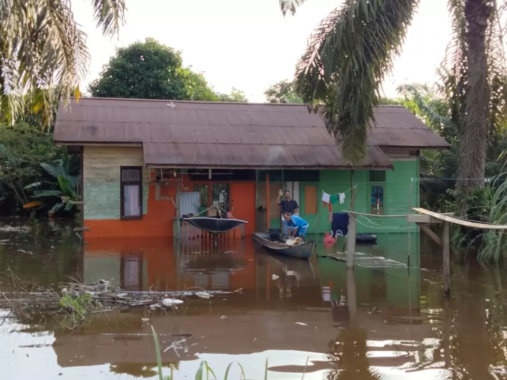 Banjir melanda 3 Perkampungan di Pedalaman Berau (Edi Akbar/IDZ Creator Community)