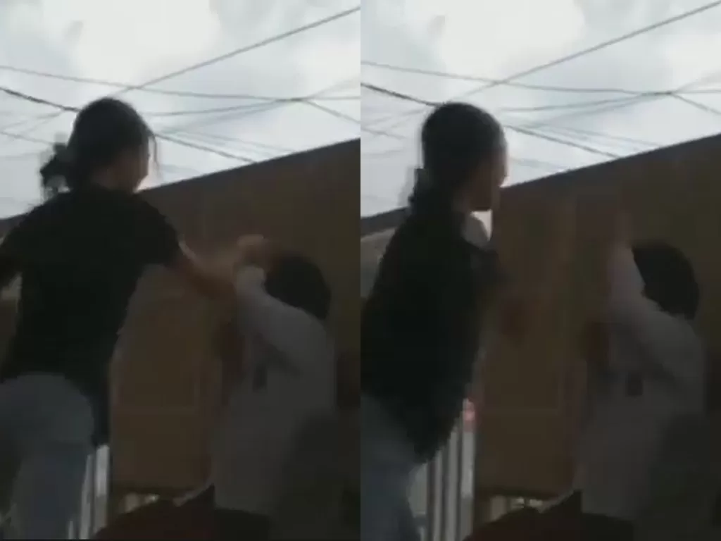  Cuplikan video bocah yang melakukan penganiayaan terhadap temannya. (photo/Istimewa)