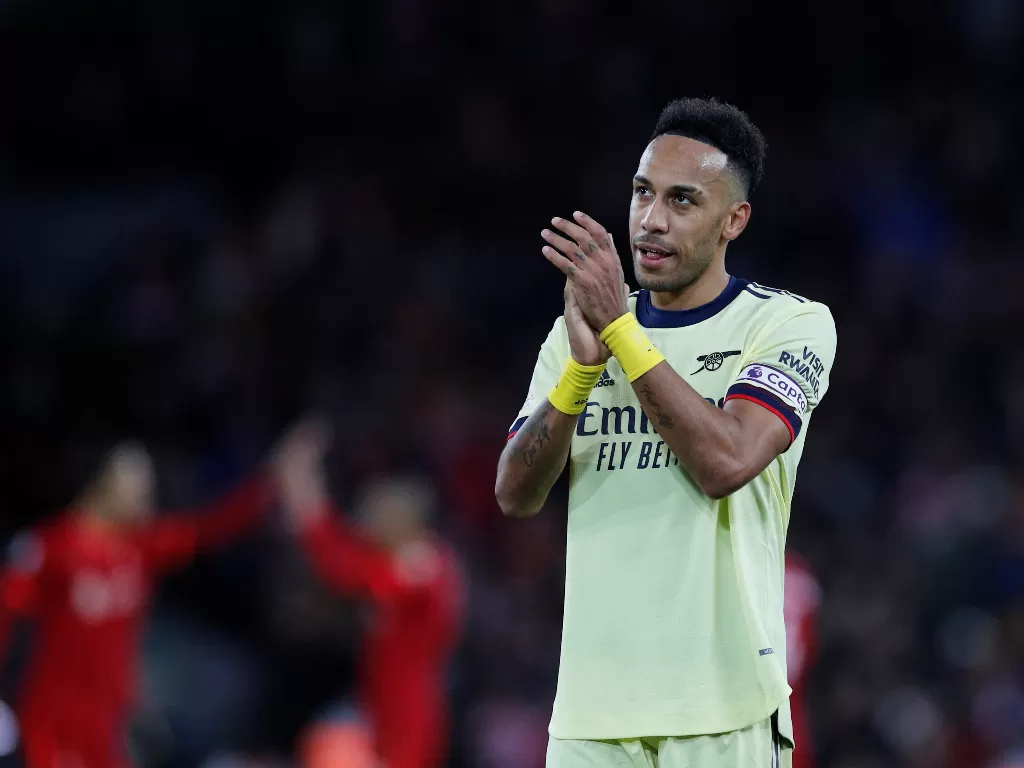 Pierre-Emerick Aubameyang, striker Arsenal (REUTERS/Phil Noble)