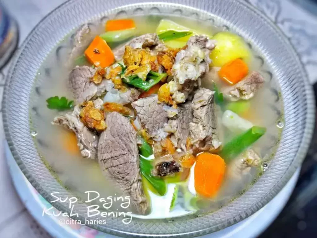 Sop Daging Kuah Bening ala Jawa (Cookpad/Citra Haries)
