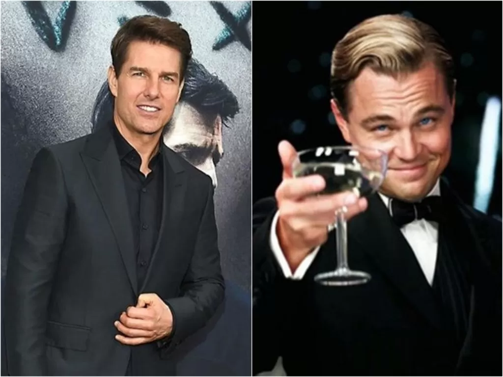 Kiri: Tom Cruise (Sony Picture) Kanan: Leonardo di Garcio. (Warner Bros)