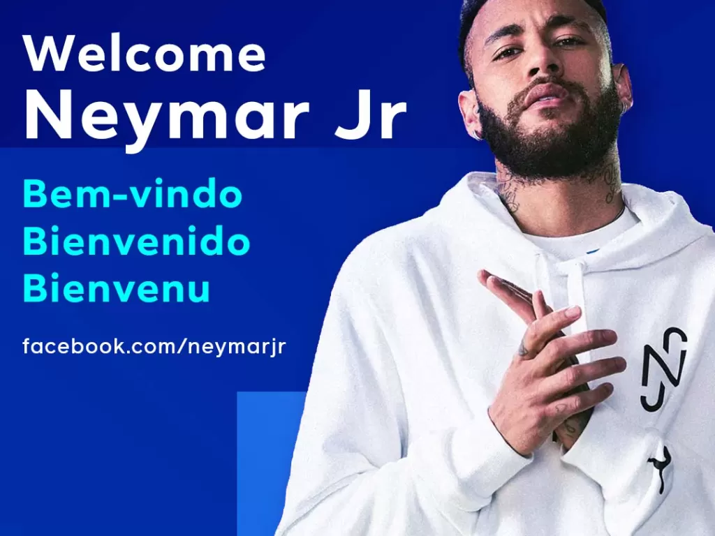 Neymar Jr yang bergabung dengan Facebook Gaming. (photo/Dok. Facebook Gaming via Twitter)