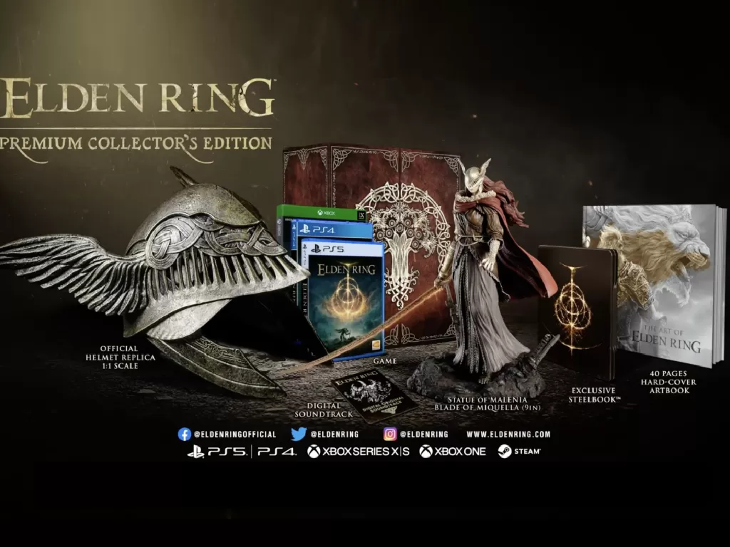 Edisi Premium Collector's Edition dari game Elden Ring (photo/Bandai Namco Entertainment)