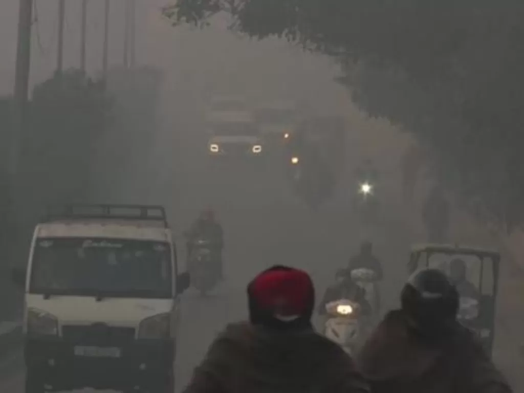 India dilanda kabut tebal. (Reuters)