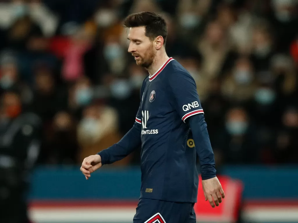 Bintang PSG, Lionel Messi. (photo/REUTERS/Benoit Tessier)