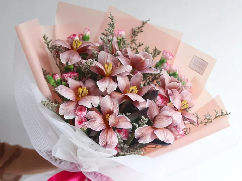 Bunga yang cocok dijadikan hadiah di Hari Ibu. (Instagram/@liliane.florist)