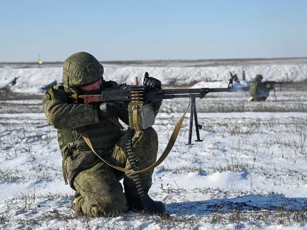 Anggota militer Rusia. (REUTERS/Sergey Pivovarov)