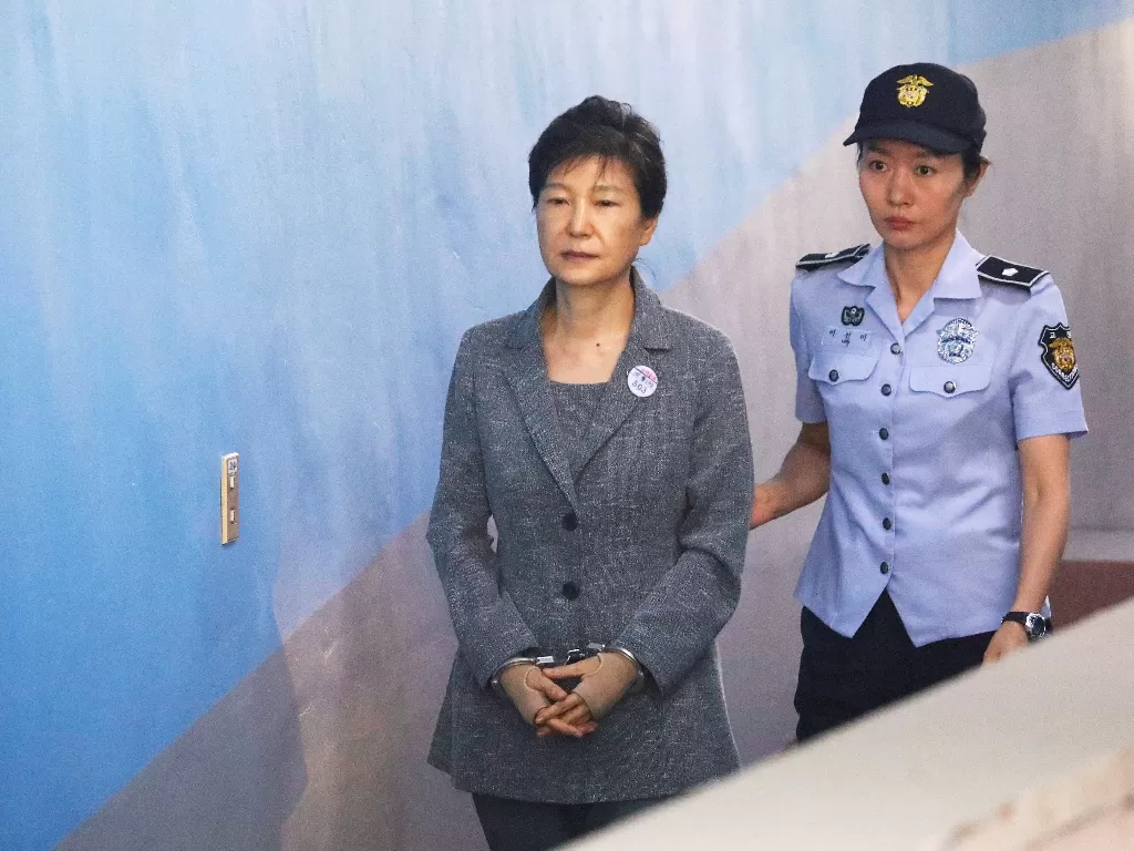 Mantan Presiden Korea Selatan, Park Geun-hye. (REUTERS/Kim Hong-Ji)