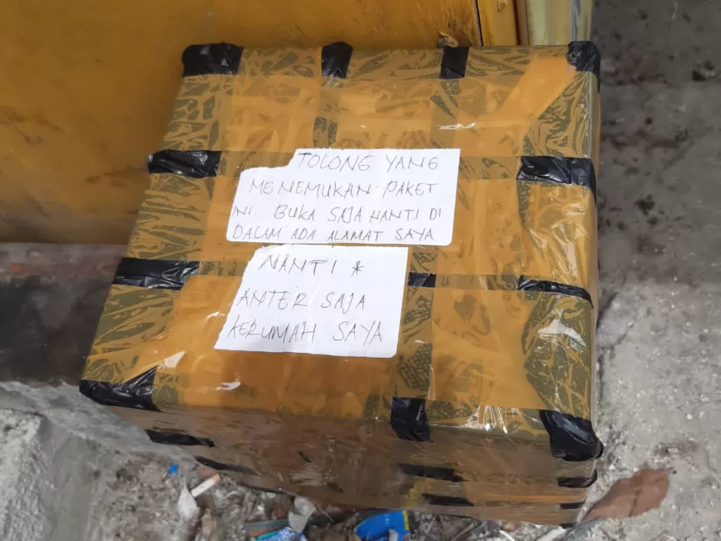 Kotak mencurigakan ditemukan di Jakarta Barat. (Istimewa)