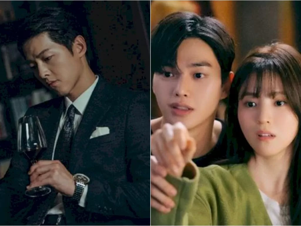 Drama Korea Vinecenzo dan Nevertheless. (Netflix)