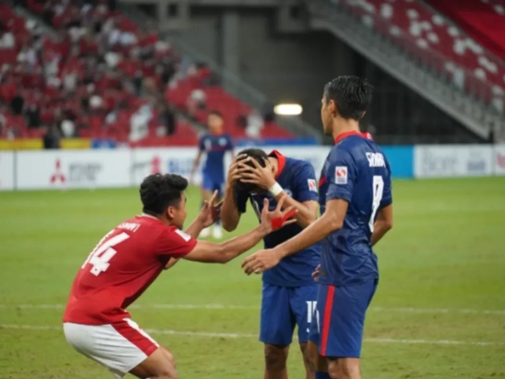 Singapura harus mengakui kemenangan Timnas Indonesia di semifinal Piala AFF 2020 (affsuzukicup.com)