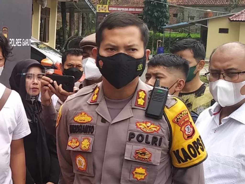 Kepala Kepolisian Resor Garut AKBP Wirdhanto Hadicaksono. (ANTARA/Feri Purnama) 