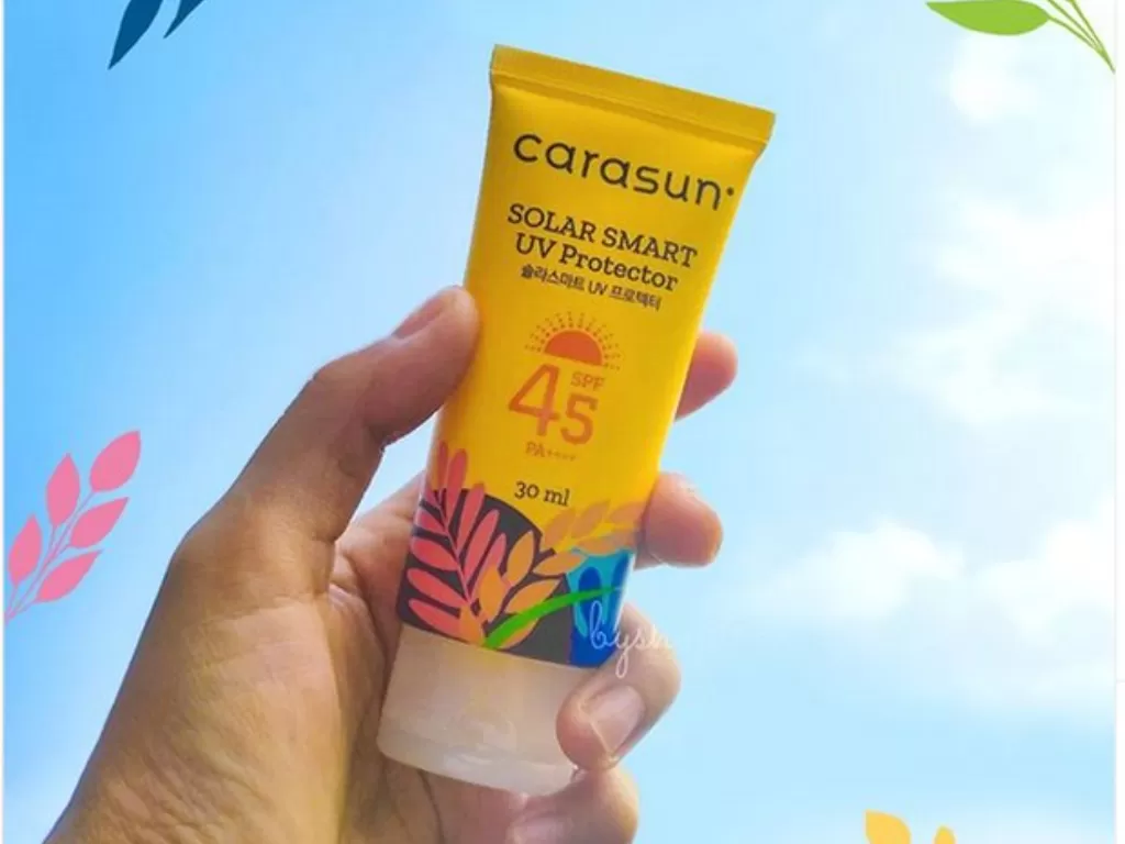 Sunscreen Carasun. (Instagram/@carasun.id)