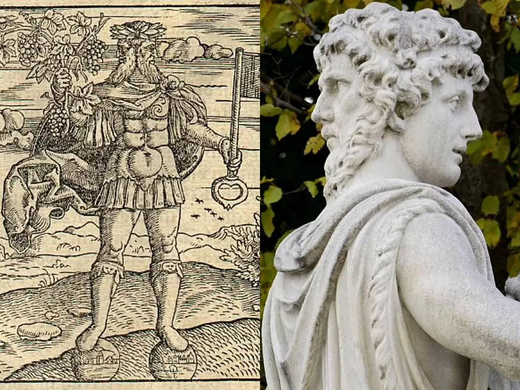 Janus, Dewa yang dianggap penjaga pintu surga. (Wikipedia)