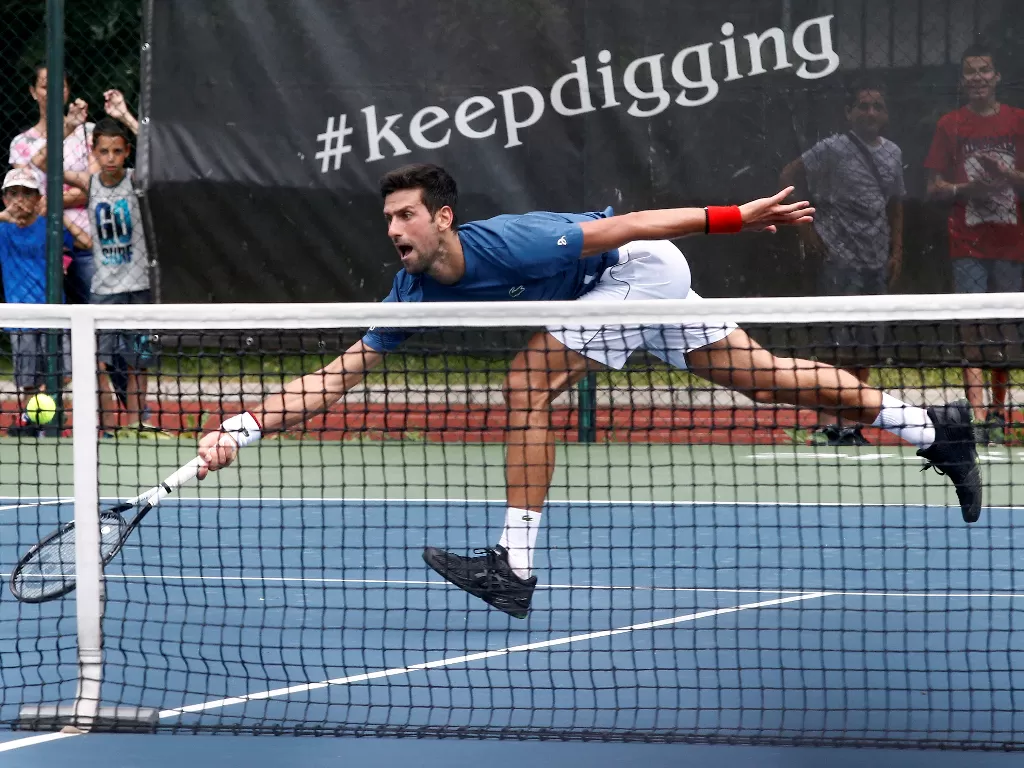 Petenis Serbia, Novak Djokovic. (REUTERS/Djordje Kojadinovic)