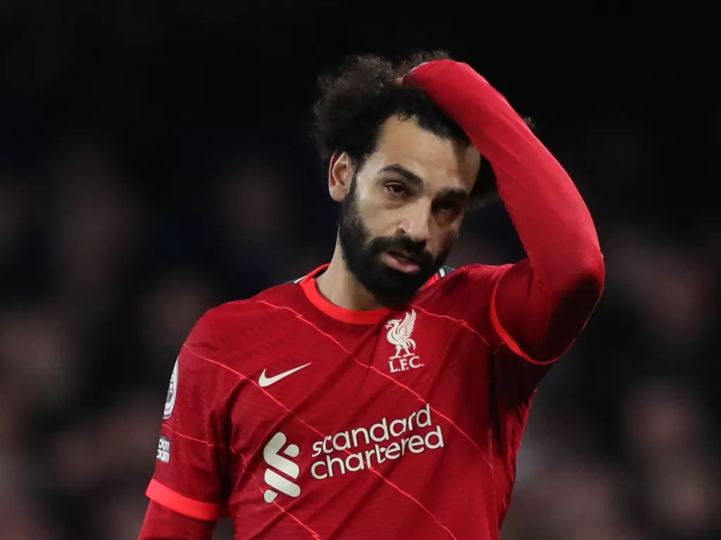 Mohamed Salah, penyerang Liverpool. (REUTERS/Peter Cziborra)