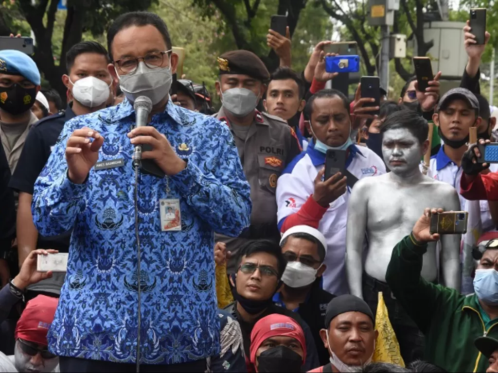 Gubernur DKI Jakarta Anies Baswedan. (ANTARA FOTO)