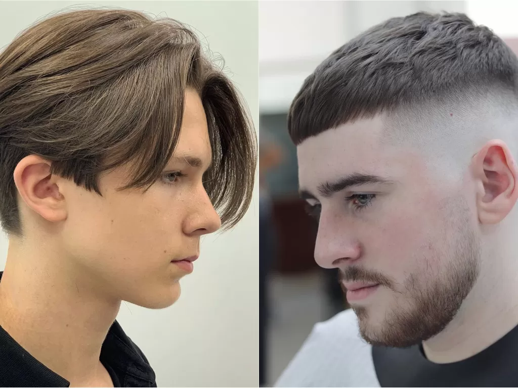 Ilustrasi model rambut pria 2022 (pinterest)