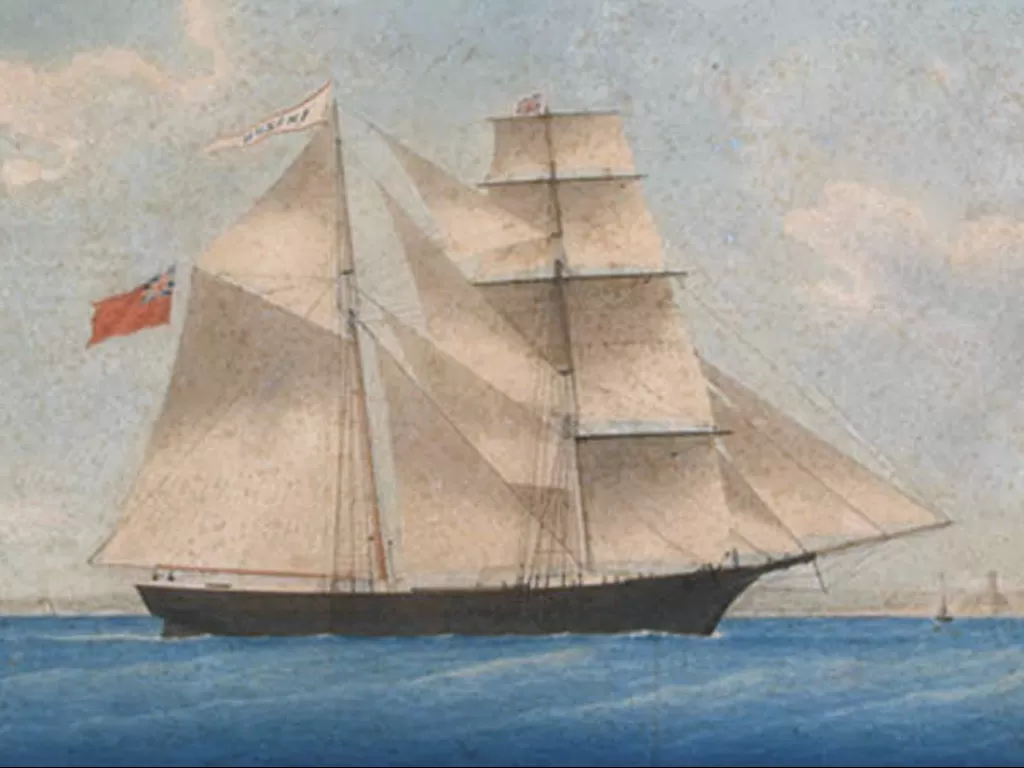 Kapal hantu Mary Celeste. (Photo/Wikipedia)
