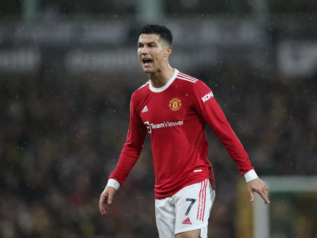 Megabintang Manchester United, Cristiano Ronaldo. (Reuters/Peter Cziborra)