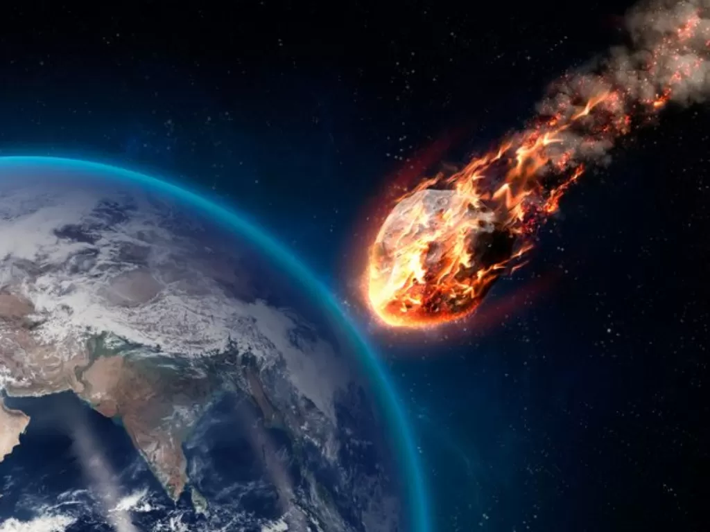 Ilustrasi Asteroid jatuh ke Bumi. (Nationalworld.com)