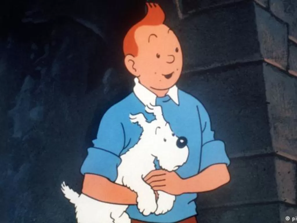 Tintin bersama anjingnya bernama Milo (Alliance/DPA)