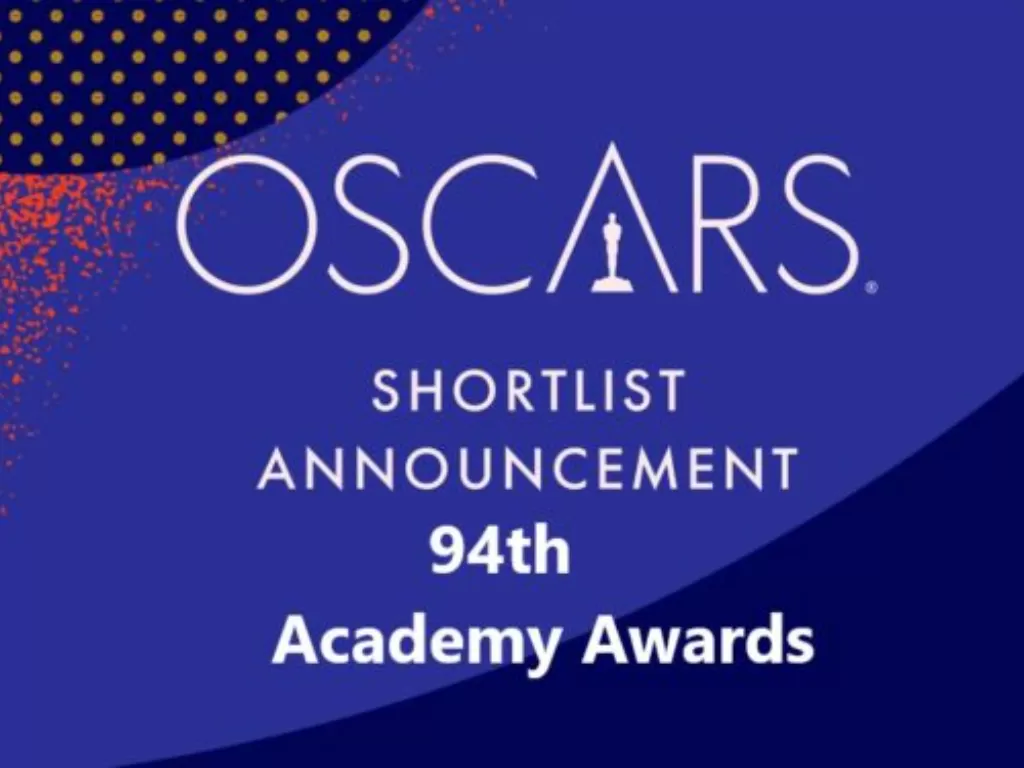 Poster pengumuman daftar pendek nominasi Oscars 2022 (Istimewa)