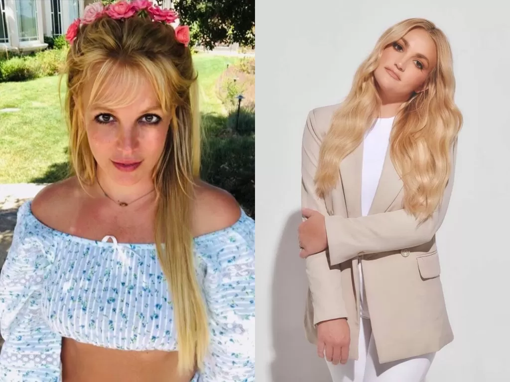 Kiri: Britney Spears (Instagram/britneyspears) Kanan: Jamie Lynn Spears (Instagram/jamielynnspears)