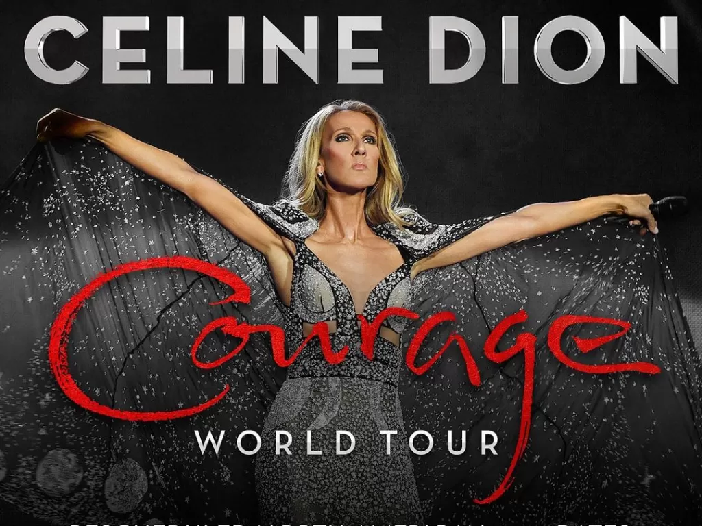 Poster Dion's Courage World Tour (Istimewa)