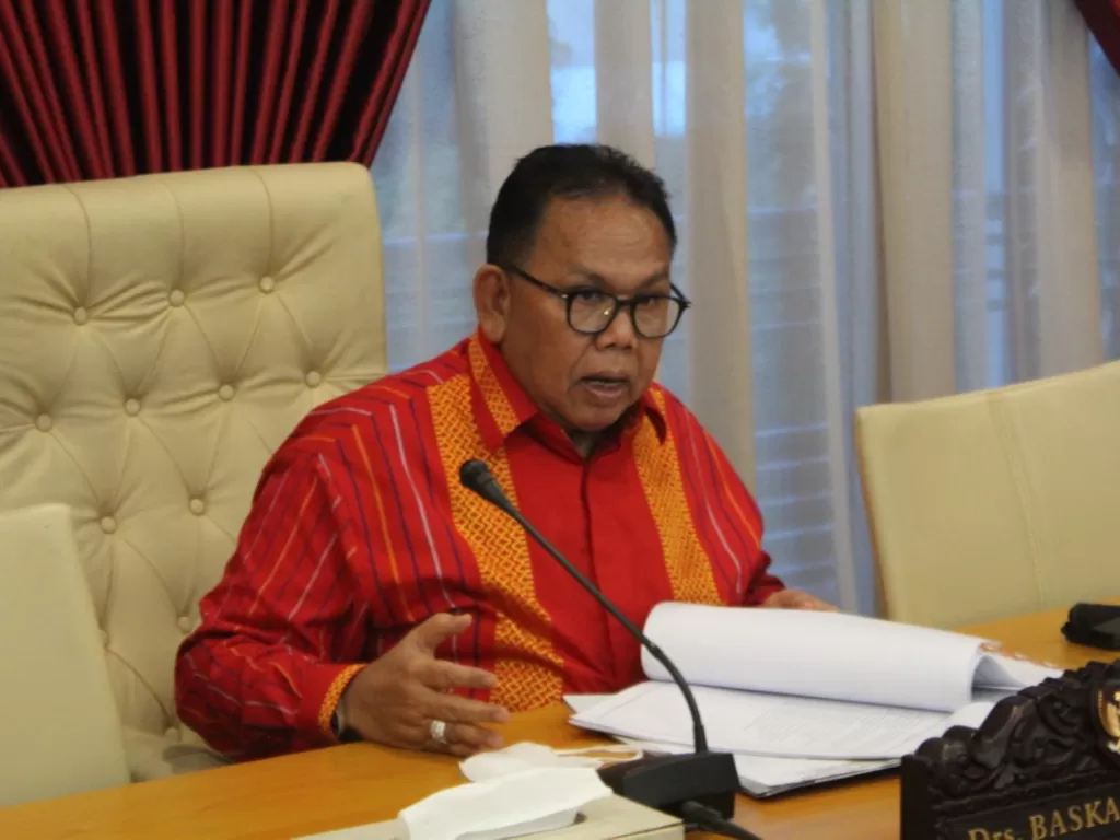  Ketua DPRD Sumatera Utara Baskami Ginting. (WhatsApp Grup Wartawan/Istimewa).