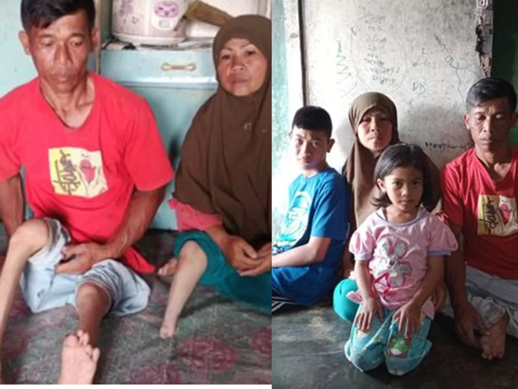 Keluarga Iwan penyandang disabilitas yang pantang menyerah (Instagram/beramaljariyah)