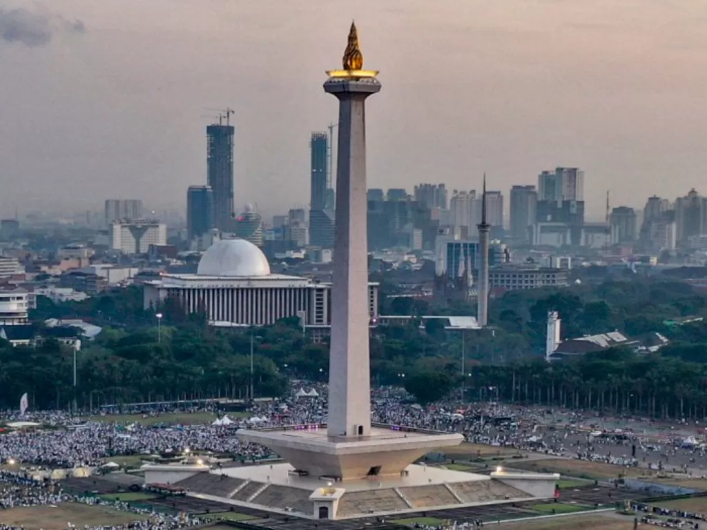Tugu Monas di DKI Jakarta. (Antara/Aruna).