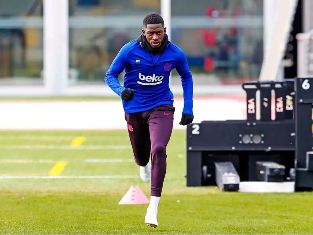 Penyerang sayap Barcelona, Ousmane Dembele. (Instagram/@o.dembele7)