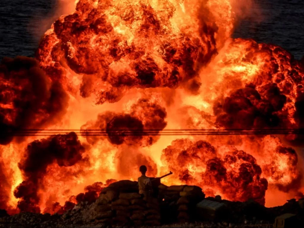 Ilustrasi ledakan. (REUTERS/HO)