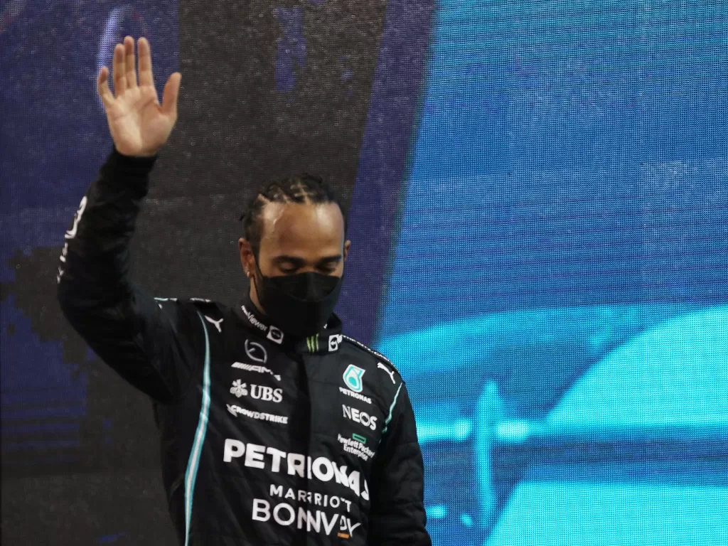Lewis Hamilton. (REUTERS/Kamran Jebreili)