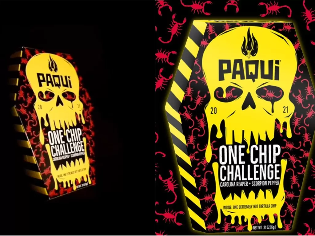 Viral One Chip Challenge. (Instagram/@paquichips)